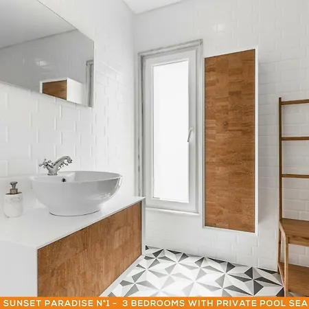 Sunset Paradise - Luxury With Private Pool, Sea View & Rooftop Βίλα *