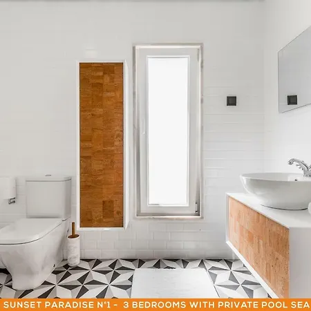Sunset Paradise - Luxury With Private Pool, Sea View & Rooftop Βίλα Lourinha (Lisbon)